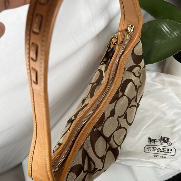 COACH Y2K C Monogram Ergo Jacquard Hobo Whipstitch Bag 12227 - Picture 5 of 12